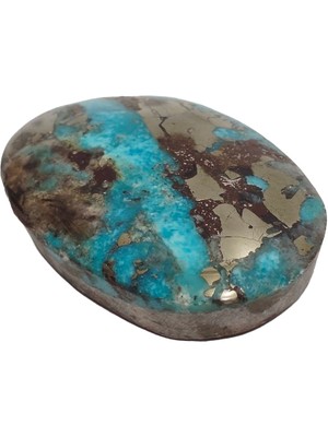 Hasyılmaz Doğal Iran Nişabur Firuze (Turkuaz) Taşı 177,6 Karat - 35,50 Gram T111