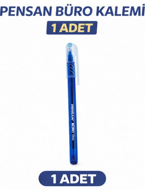 Pensan Büro Tükenmez Kalem 1.0 mm Mavi 1 Adet
