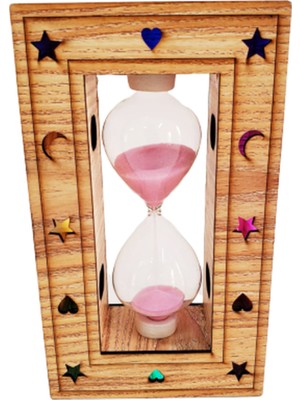 Vice Avm Ahşap Işıklı Kum Saati TG-V 0196