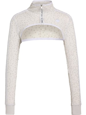 Adidas Originals HZ1008 SUNSET RHYTHMS - SHORT SPARKLING BOLERO Tracksuit Top