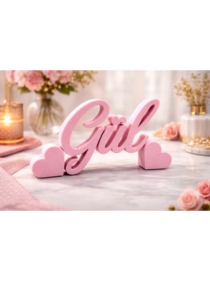 3D Boyuthane Kişiye Özel Isim Yazılı Dekoratif Biblo