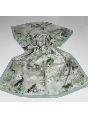 Şehr-i Şal Rami Organik Baskılı Şal -3607-01