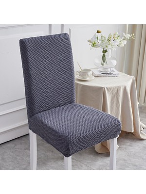 ELHAS Likrali Kumaş Tuğla Desenli Sandalye Örtüsü, Lastikli, Esnekli,kaliteli Sandalye Kılıfı 1 Adet