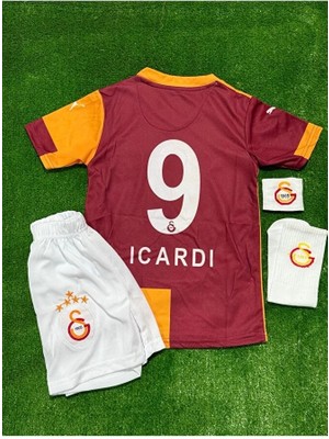 Alaturka Mix G̷a̷l̷a̷t̷s̷a̷r̷a̷y̷ 2026 Sezonu Beş Yıldızlı Mâ.u.ro I'c'â'r'd'î/ Iç Saha Çocuk Forması 4lü Set