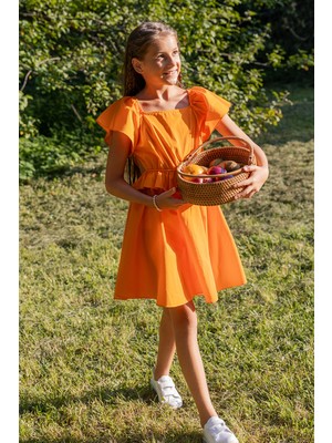 SheShe Turuncu Elbise