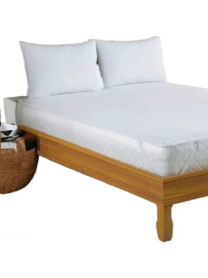 Bebesi 250X200 cm Alez Pamuk Köşe Lastikli Sıvı Geçirmez