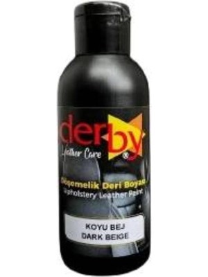 Storemax Toptassell Derby Deri Döşeme Araç Direksiyon ve Koltuk Boyası 100 ml Koyu Bej