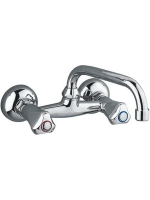 Mestore Itimat Alfa 205 Döner Eviye Bataryası Duvardan - 8698521002058