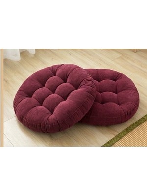 Ayzen Home 2li Pofidik Kare Meditasyon Minderi Oturma Yastığı Oyun Minderi 60CM x 60CM X7CM