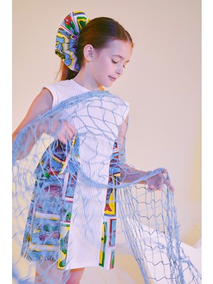 SheShe Balık Figürlü Elbise