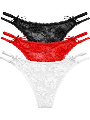 Tutku Karışık İnce Dokulu Desenli Külot