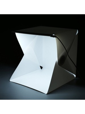 Vice Avm Ürün Çekim Çadırı Mini Fon Fotoğraf Stüdyosu Ledli Işık Perdesi 22 Cm TG-V 2380