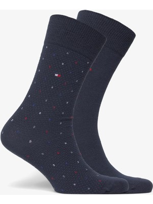 Tommy Hilfiger Th Men Sock 2p Structure Dot Erkek Beyaz Çorap - S701236311