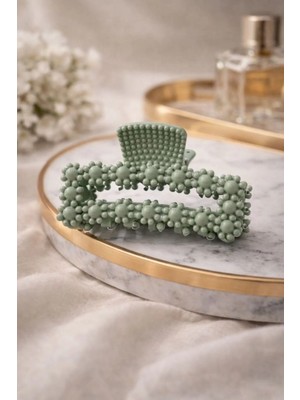 Nati Co Boncuk Işlemeli Mandal Toka (6 Cm)