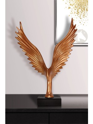 Tual Hobi Sanat Dekoratif Modern Kartal Heykel Biblo (Lüks ve Şık Ev Dekorasyon Aksesuar)