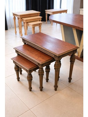 Çınar Design Zigon Sehpa Takım & Mokaserisi & Ağaç Üretim & Eskitme Tasarım