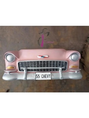 Dekoromi Dekoratif Ofis Chevrolet Duvar Dekorasyonu (48X19 Cm)