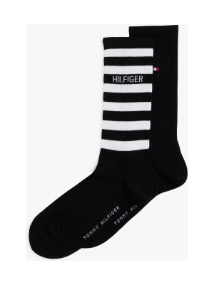 Tommy Hilfiger Th Men Sport Sock 2p Breton Strı Erkek Gri Çorap - S701236735
