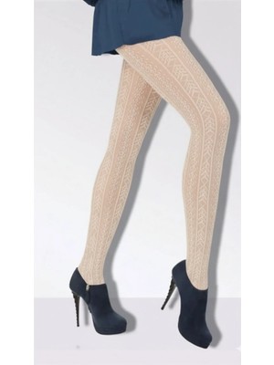 Esranın Dünyası Daymod Kadın Amatista Micro File Desenli Külotlu Çorap RSPER34-ESRDNS