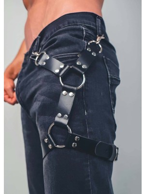 Esranın Dünyası Bacağı Saran Seksi Deri Harness - BRFM51 RSPER34-ESRDNS