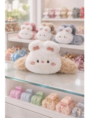 Nati Co Peluş Mandal Toka – Sevimli Saç Aksesuarı (12 Cm)