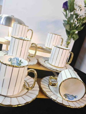 Sihir 6 Kişilik Kahve Fincan Takımı