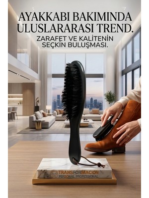 Transformacion Siyah Ahşap Süet Nubuk Ayakkabı Temizleme Fırçası 722946