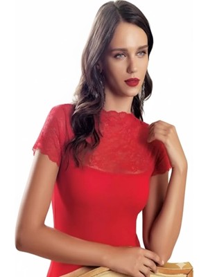 Esranın Dünyası Şahinler Bayan Likralı Dantelli Atlet B625 RSPER34-ESRDNS