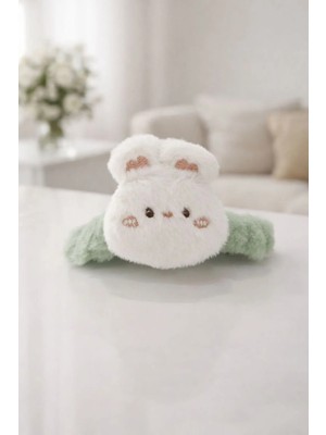Nati Co Peluş Tavşan Detaylı Mandal Toka – Saç Aksesuarı (12 Cm)