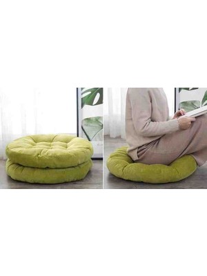 Ayzen Home 2li Pofidik Kare Meditasyon Minderi Oturma Yastığı Oyun Minderi 60CM x 60CM X7CM