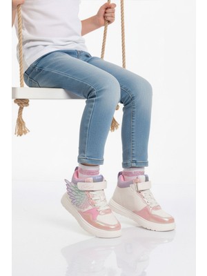 Cool Somon Cırtlı Kız Çocuk Hi Sneaker