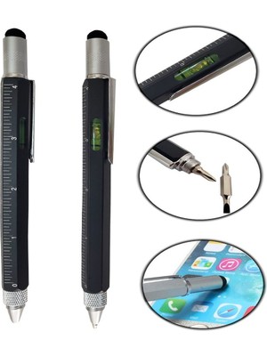 Nemere Cetvelli Tornavidali Su Terazili Ilginç Dokunmatik Mimar Kalem