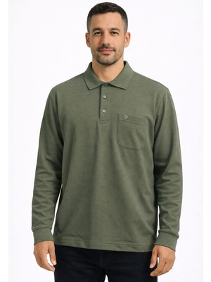 Simenti Regular Fit Polo Yaka Uzun Kol Sweatshirt - 7567