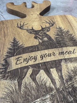 Geyikli Sunum Tabağı Akasya Ağacı 1. Sınıf