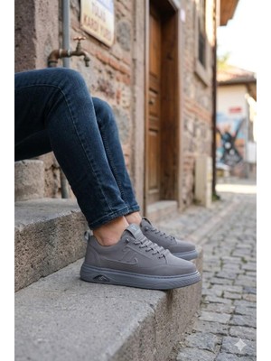 Pepita E327 Rahat Hafif Keten Lastik Bağcıklı Günlük Sneaker Erkek Spor Ayakkabı