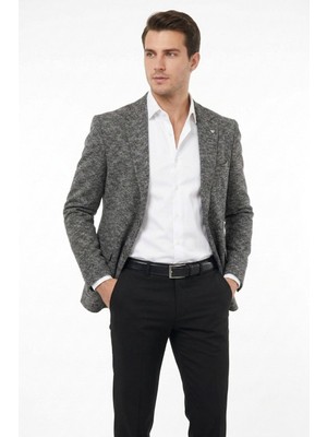 Suitmen Erkek Tek Spor Ceket 4 Drop Çift Yırtmaçlı Mevsimlik BGL-ST05331