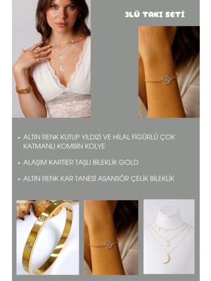 Sinerjim 3'Lü Takı Seti ( FIRSAT ÜRÜNÜ ) -  SNJ-SET3003