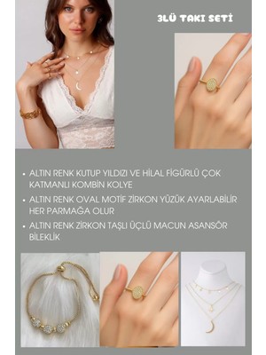 Sinerjim 3'lü Takı Seti ( Fırsat Ürünü ) -  SNJ-SET3004