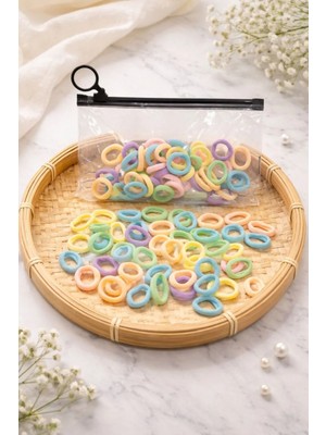 Nati Co Lastik Toka Seti – Iz Yapmayan Saç Tokası ( 50 'li )