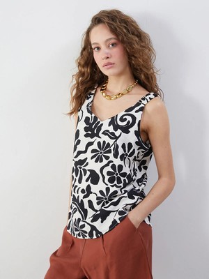 Lc Waikiki Yeni Sezon V Yaka Çiçekli Bluz