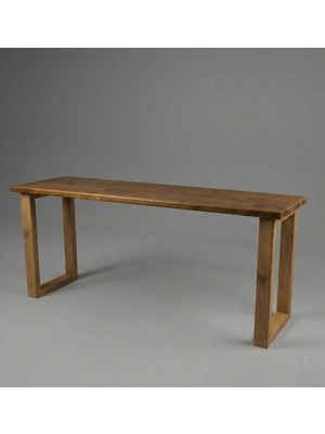 Modüler Ekipman %100 Masif Çam Ağacı Ahşap Bar Masası | Mutfak Adası, Kahve Köşesi, Yemek Masası, Oturma Odası