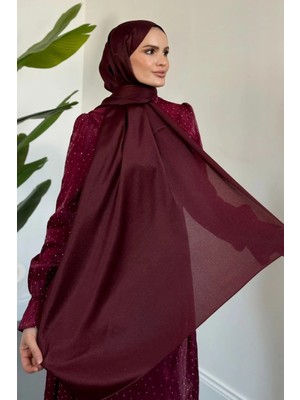 Merven Akyüz Jan Jan Abiye Şal Vişne Çürüğü