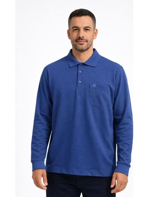 Simenti Regular Fit Polo Yaka Uzun Kol Sweatshirt - 7567