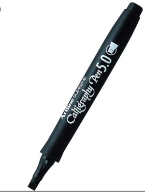 Calligraphy Teknik Çizim Kalemi 5.0mm Siyah