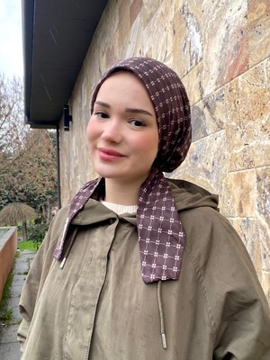 Anatölye Kahverengi Soft Eşarp Bone - Kaymaz Terletmez (Kaymayan)