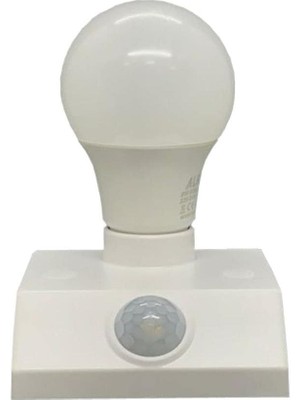 9W (60W) 360 Derece Hareket Sensörlü Lamba Beyaz 6500K E27