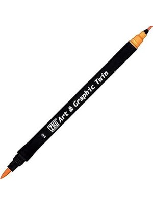 Zıg Art And Graphic Çift Uçlu Işaretleme Kalemi 042, Sarı