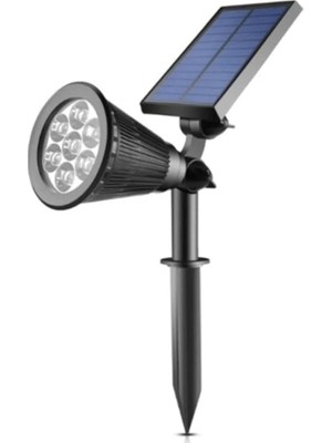 Kazıklı Çim Armatür Cata 7W Güneş Enerjili LED Çim Lambası Bahçe Ağaç Aydınlatma Lambası (Gün Işığı)