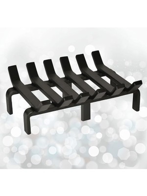 Group 36 cm x 32 cm 6 Çubuklu Ekstra Şömine Izgarası Dar Gözlü Izgara