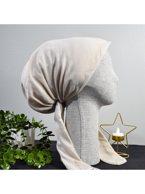 Anatölye Bej Tülbent Eşarp Bone - Kaymaz Terletmez (Kaymayan)